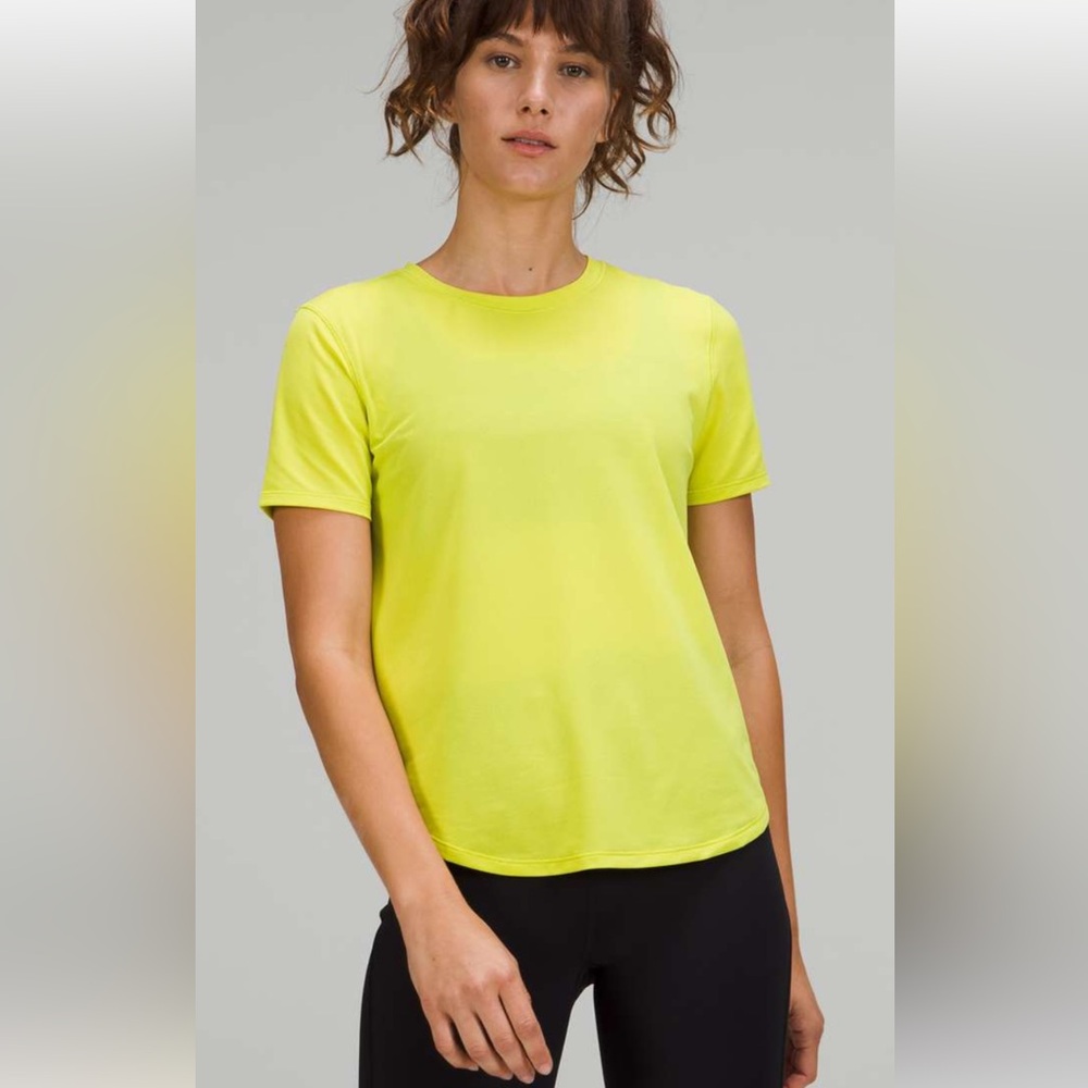 Lululemon Align Tee Neon Yellow SNCP